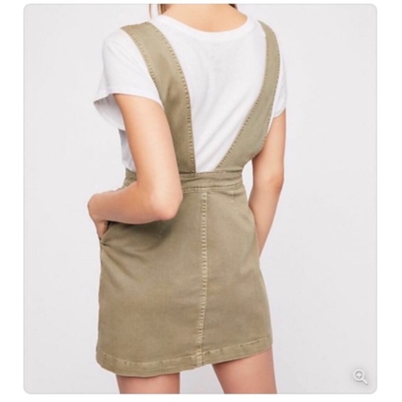 Free People Mallory Jumper in Olive Size 2 - Picture 2 of 8